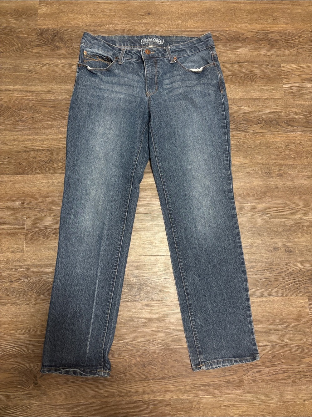 women’s faded glory straight jeans